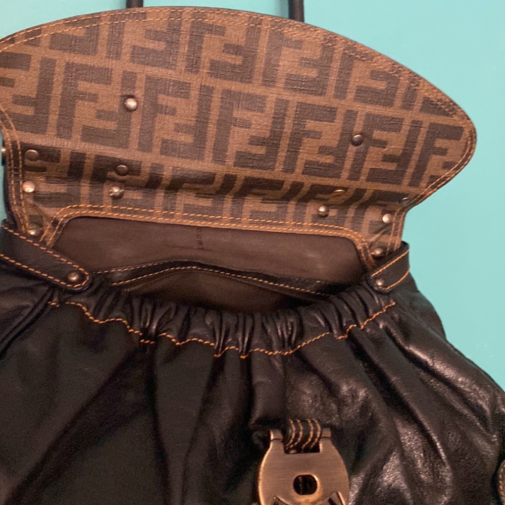 Fendi Black Leather Women's Bag - Picture 8 of 16